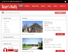 Tablet Screenshot of callbuyersrealty.com